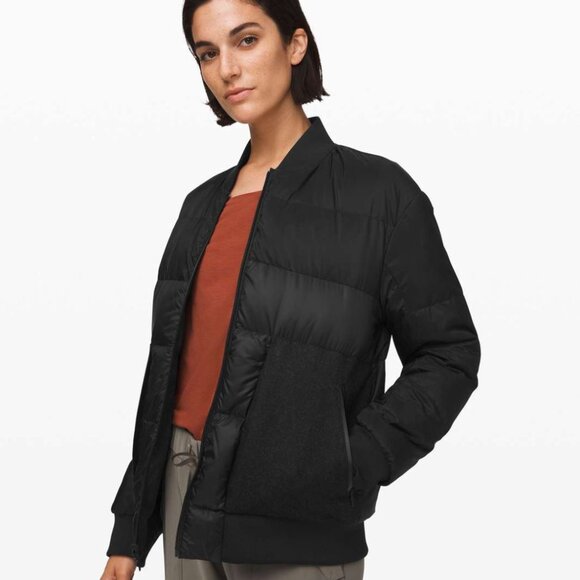 Lululemon Roam Far Wool Bomber Size 4 - Picture 11 of 15